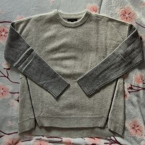 J. Crew Heather Gray Knit Sweater